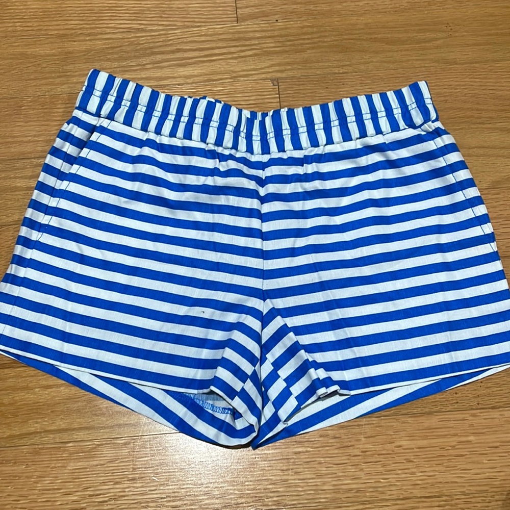jcrew striped shorts